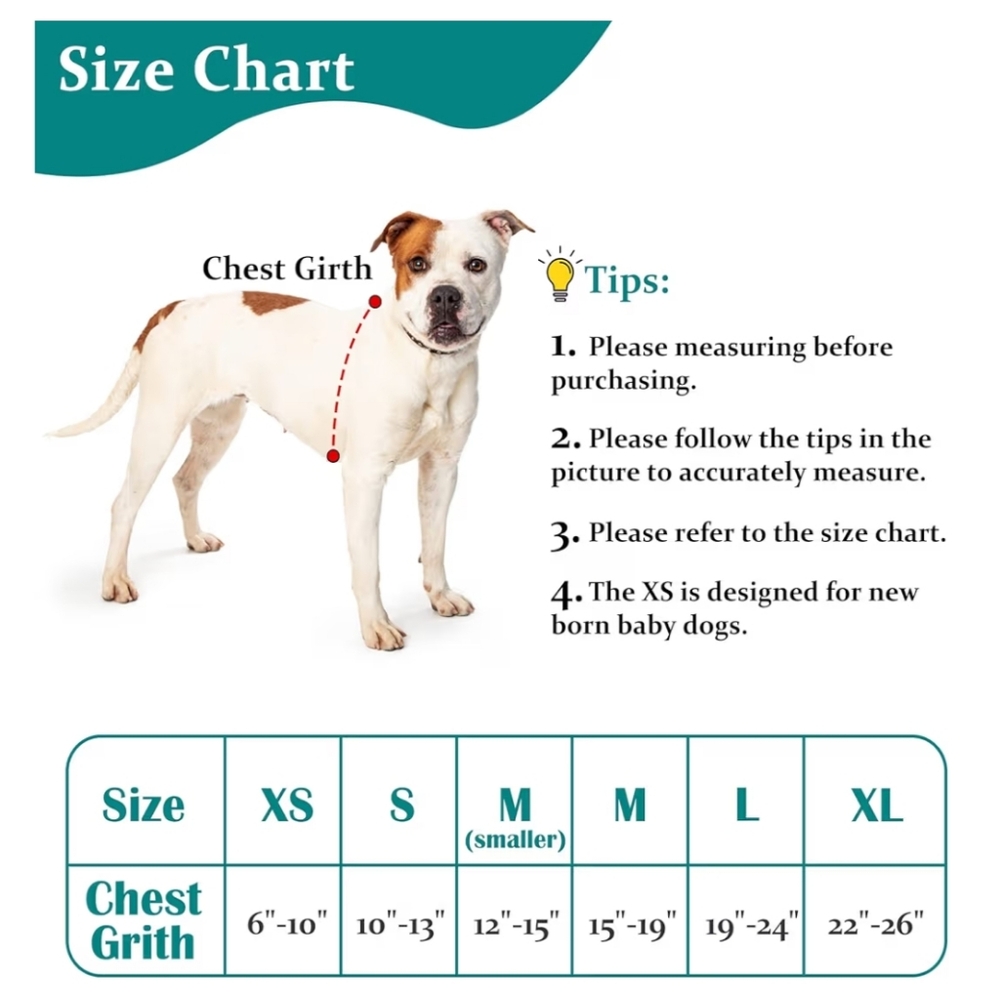 Zeaxuie Calming Thunder Wrap For Dogs - Thunderstorms, Fireworks, Vet Visits Etc - Picture 5 of 7